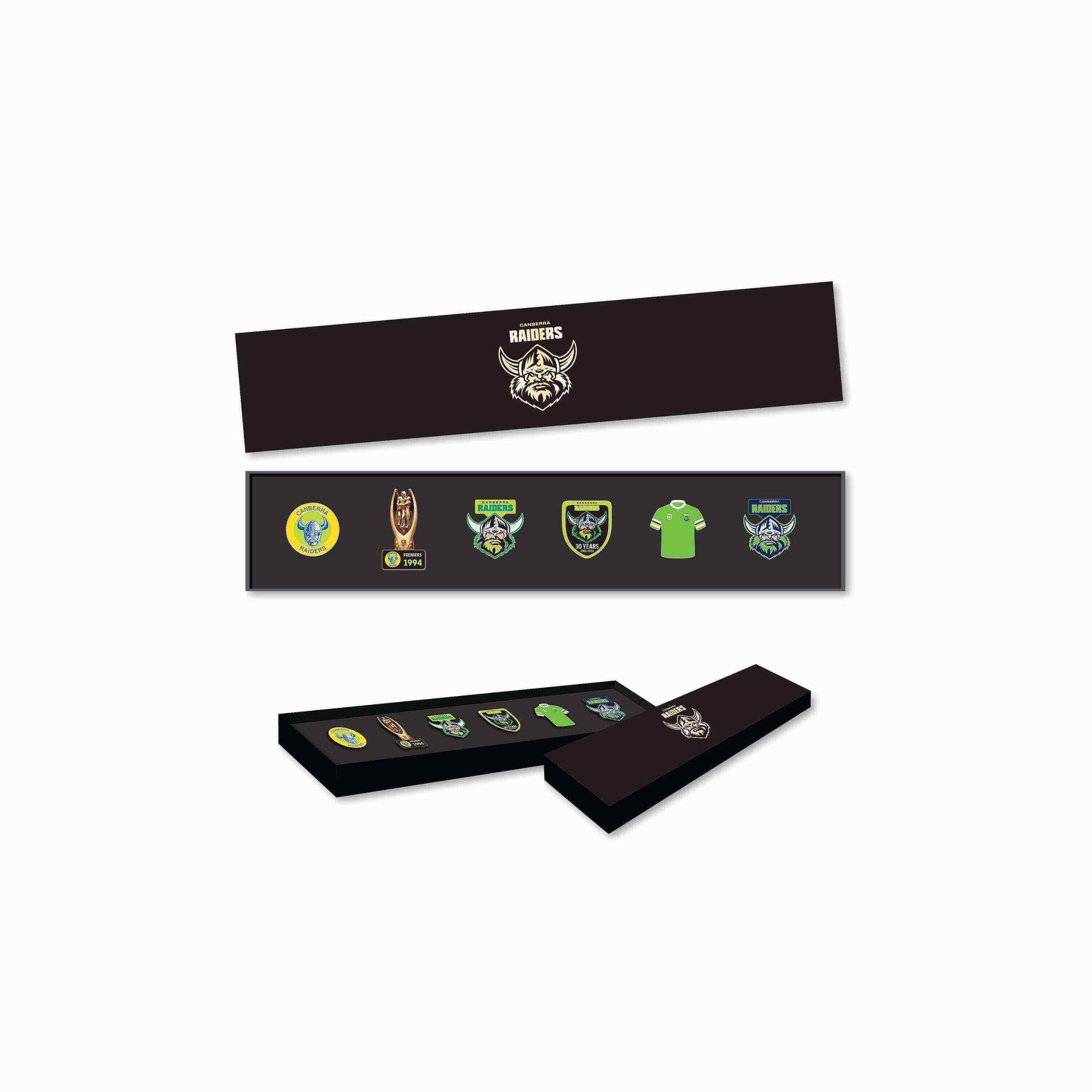 CANBERRA RAIDERS NRL PINSET_CANBERRA RAIDERS_ STUBBY CLUB