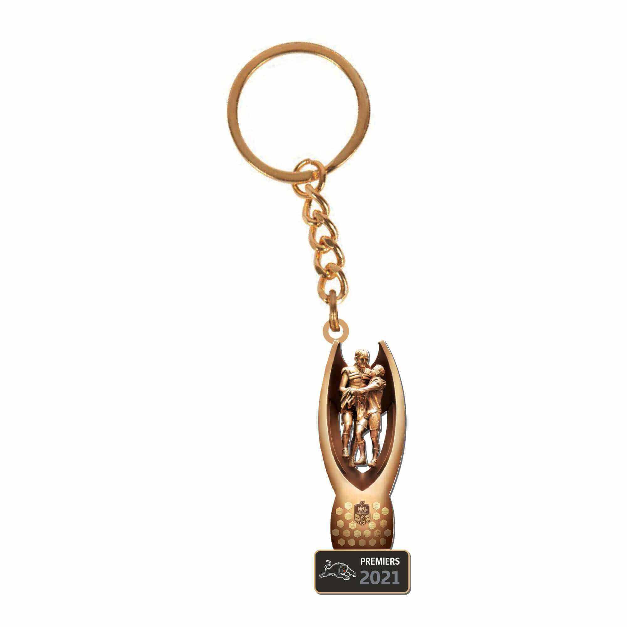 PENRITH PANTHERS PREMIERS NRL TROPHY KEYRING_PENRITH PANTHERS_STUBBY CLUB