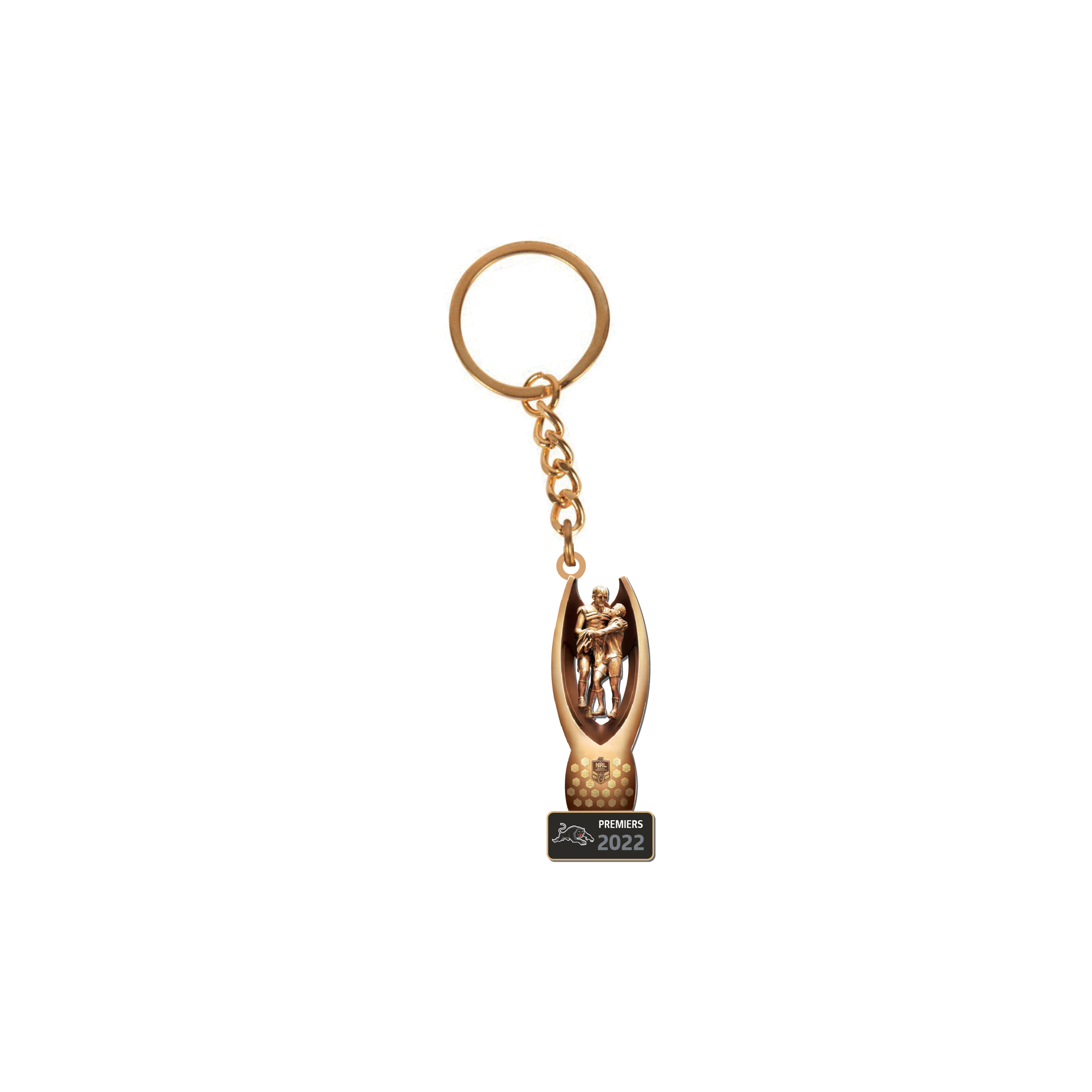 Penrith Panthers 2022 Premiers NRL Trophy Keyring (Due early November)