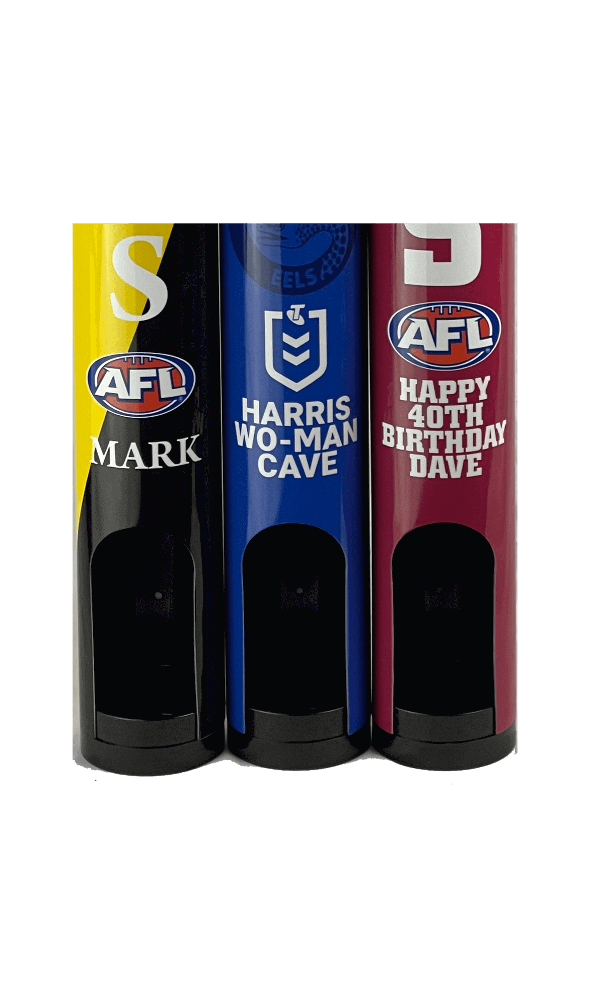 Personalised Parramatta Eels NRL Stubby Holder Dispenser