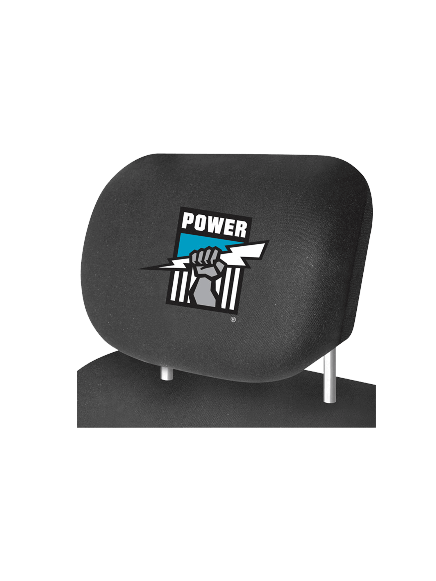 PORT ADELAIDE POWER OFFICIAL HEADREST COVER_PORT ADELAIDE POWER_STUBBY CLUB