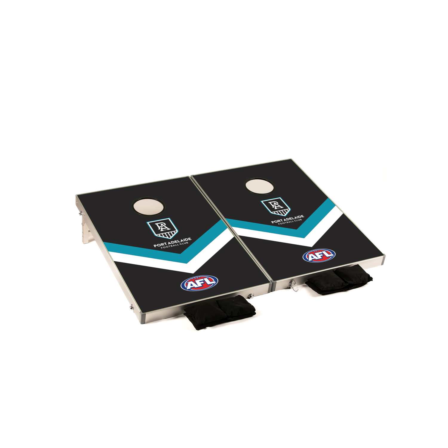 Port Adelaide Power AFL Cornhole Board