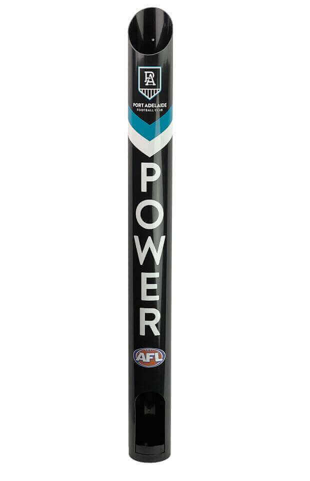 PORT ADELAIDE POWER AFL STUBBY HOLDER DISPENSER_PORT ADELAIDE POWER_STUBBY CLUB