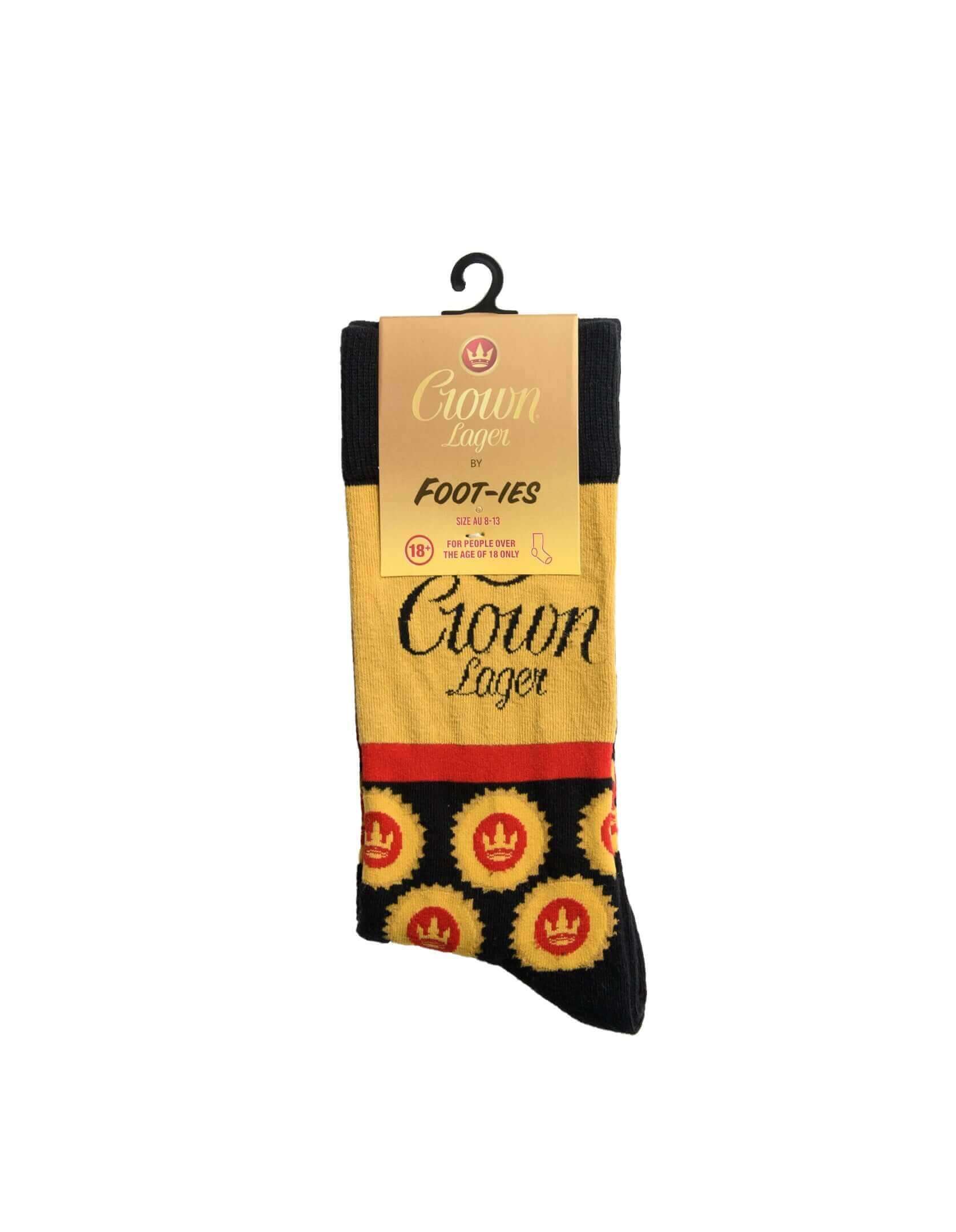 CROWN LAGER BOTTLE TOP SOCK M/L_TEAM_STUBBY CLUB