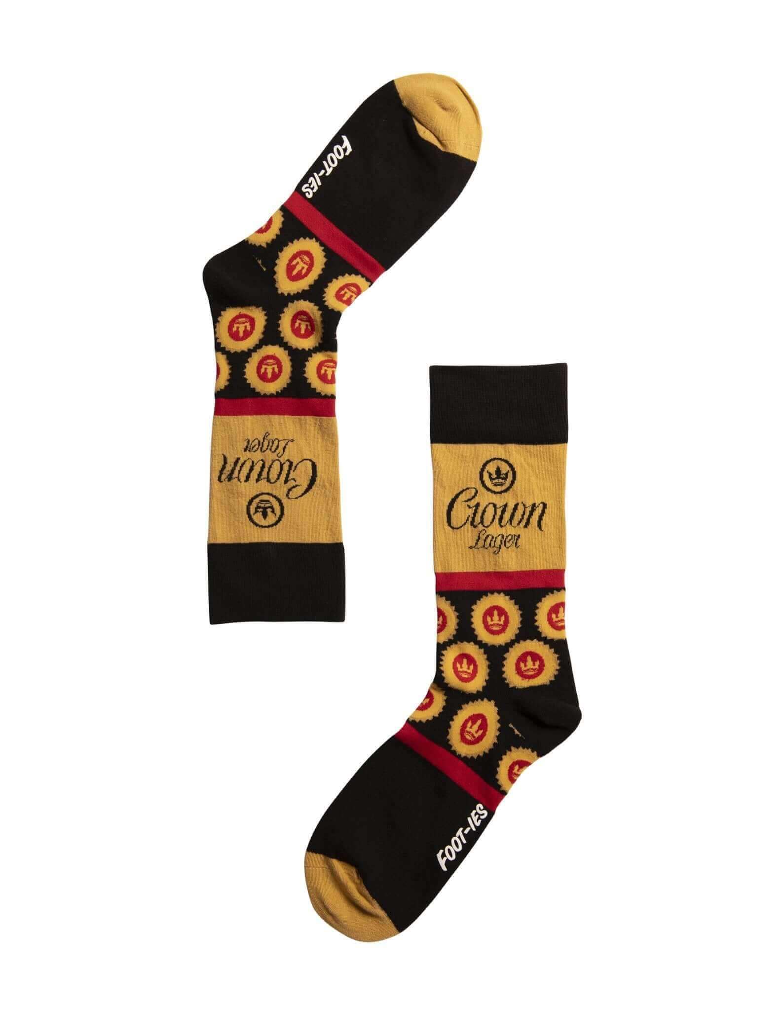 CROWN LAGER BOTTLE TOP SOCK M/L_TEAM_STUBBY CLUB