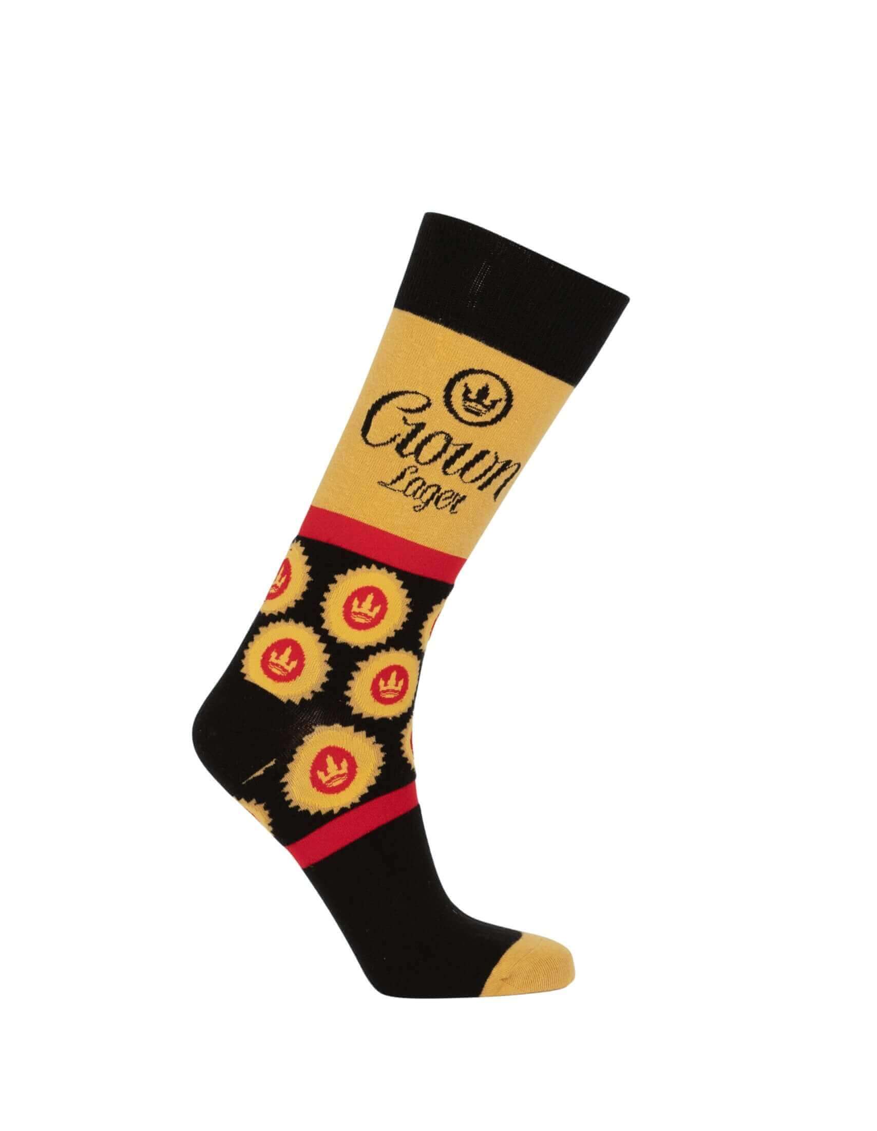 CROWN LAGER BOTTLE TOP SOCK M/L_TEAM_STUBBY CLUB