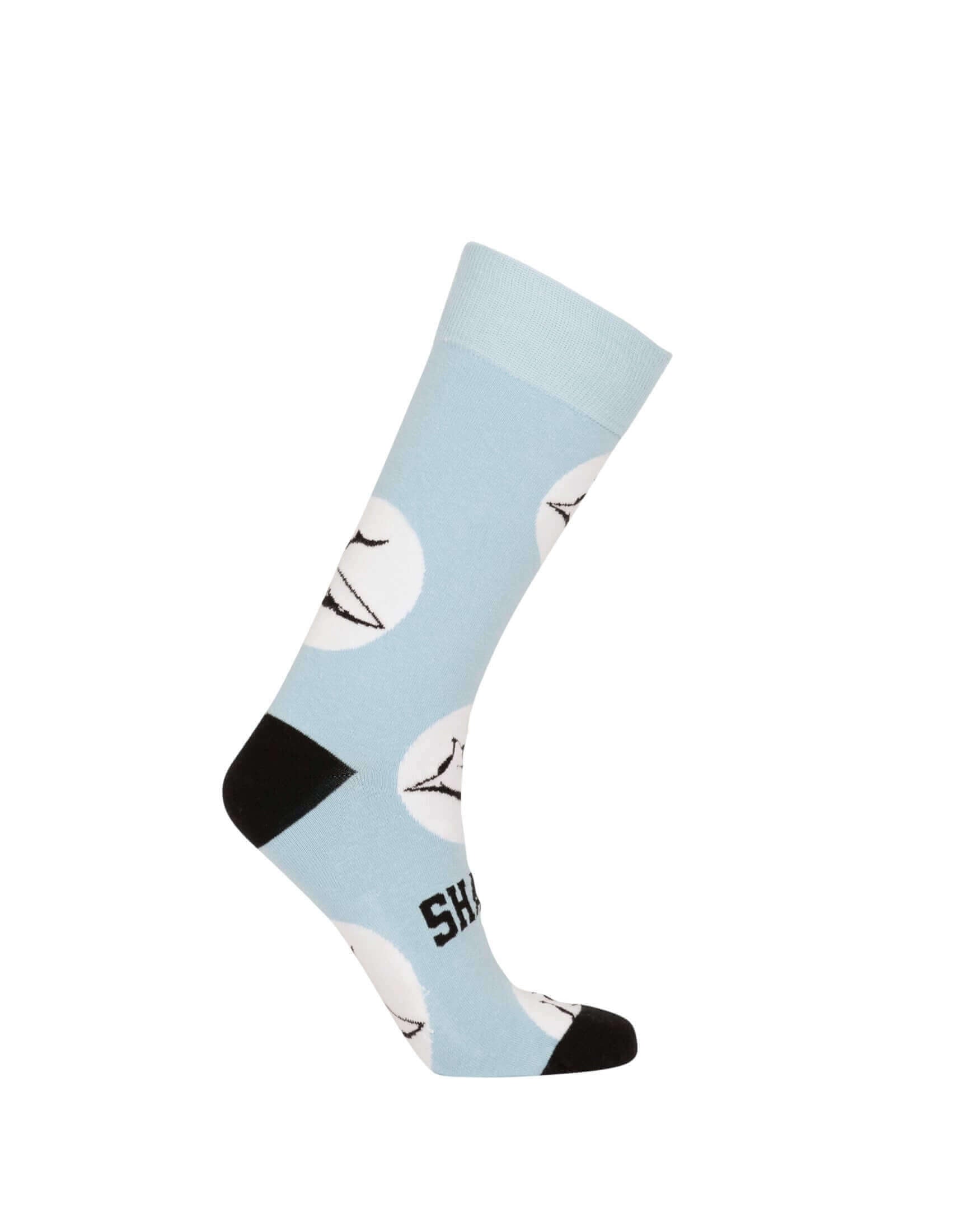 CRONULLA SHARKS NRL LOGO DOTS SOCK M/L_CRONULLA SHARKS_STUBBY CLUB