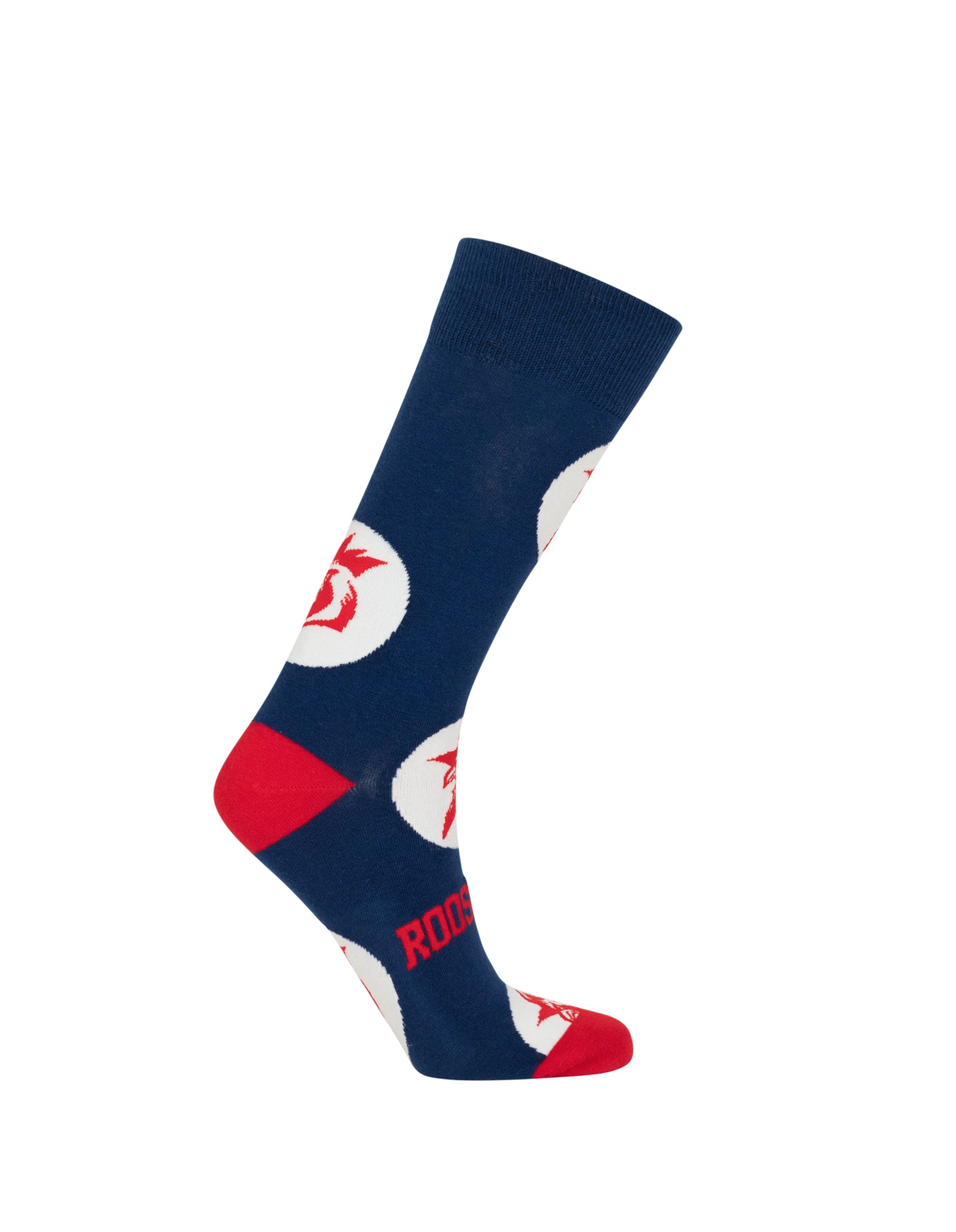 Sydney Roosters NRL Logo Dots Sock M/L