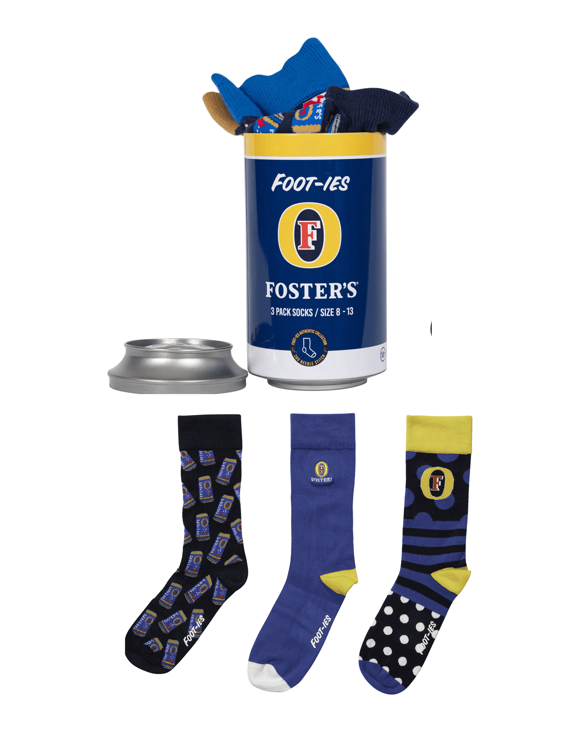 FOSTERS SOCK RANGE M/L_TEAM_STUBBY CLUB