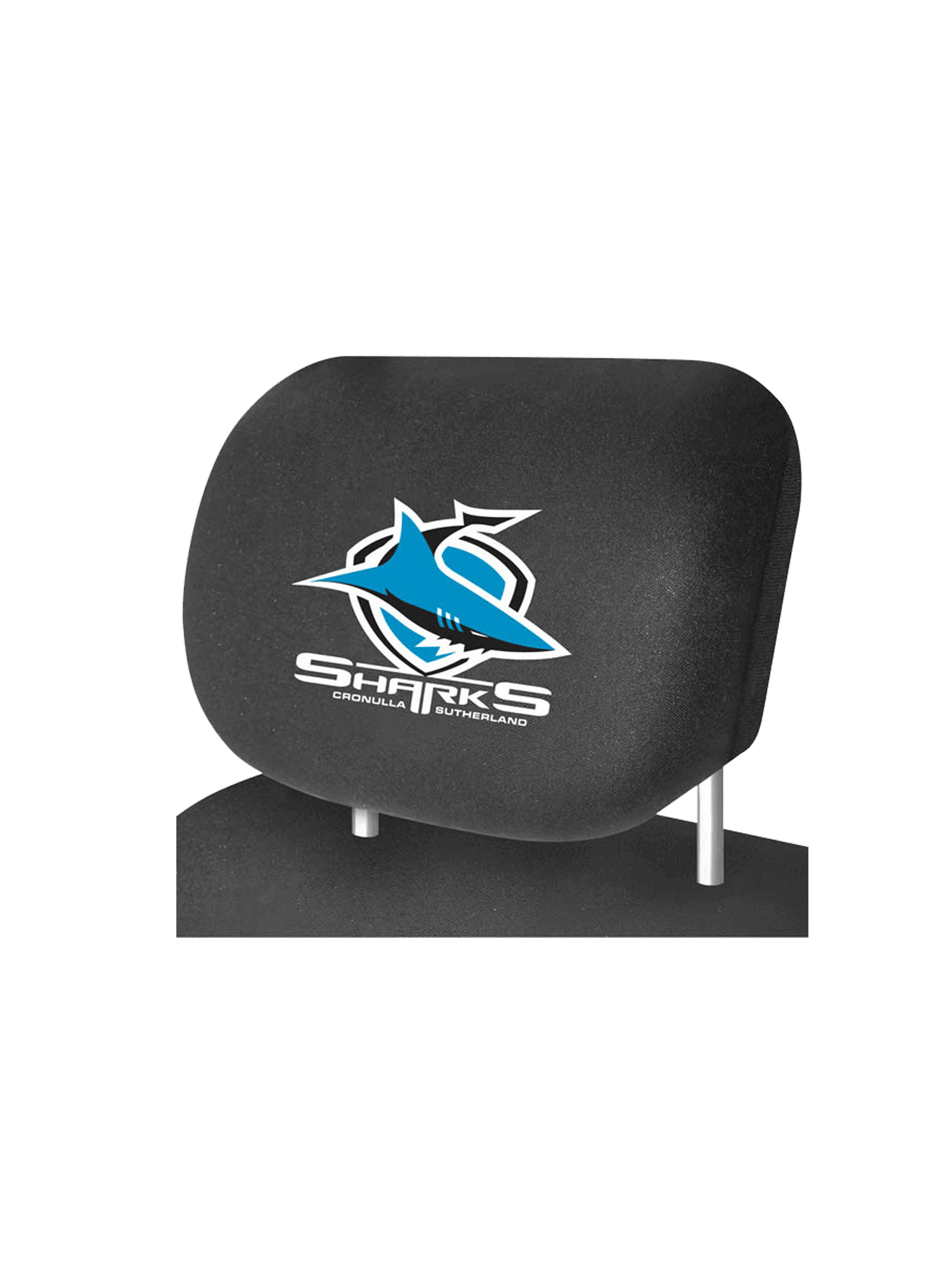 CRONULLA SHARKS OFFICIAL HEADREST COVER_CRONULLA SHARKS_STUBBY CLUB