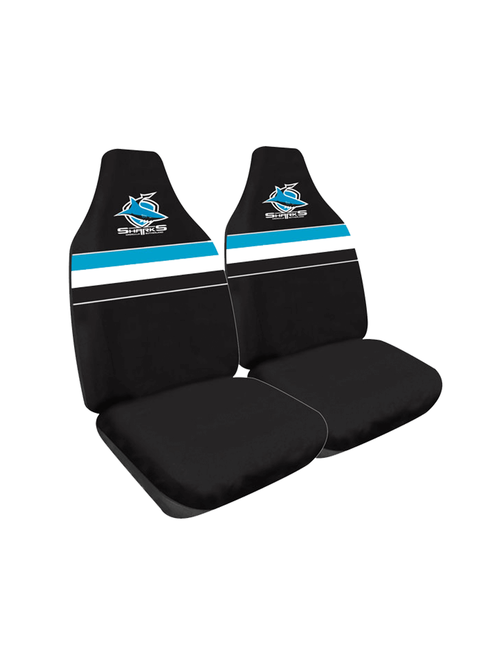 CRONULLA SHARKS CAR SEAT COVERS_CRONULLA SHARKS_STUBBY CLUB