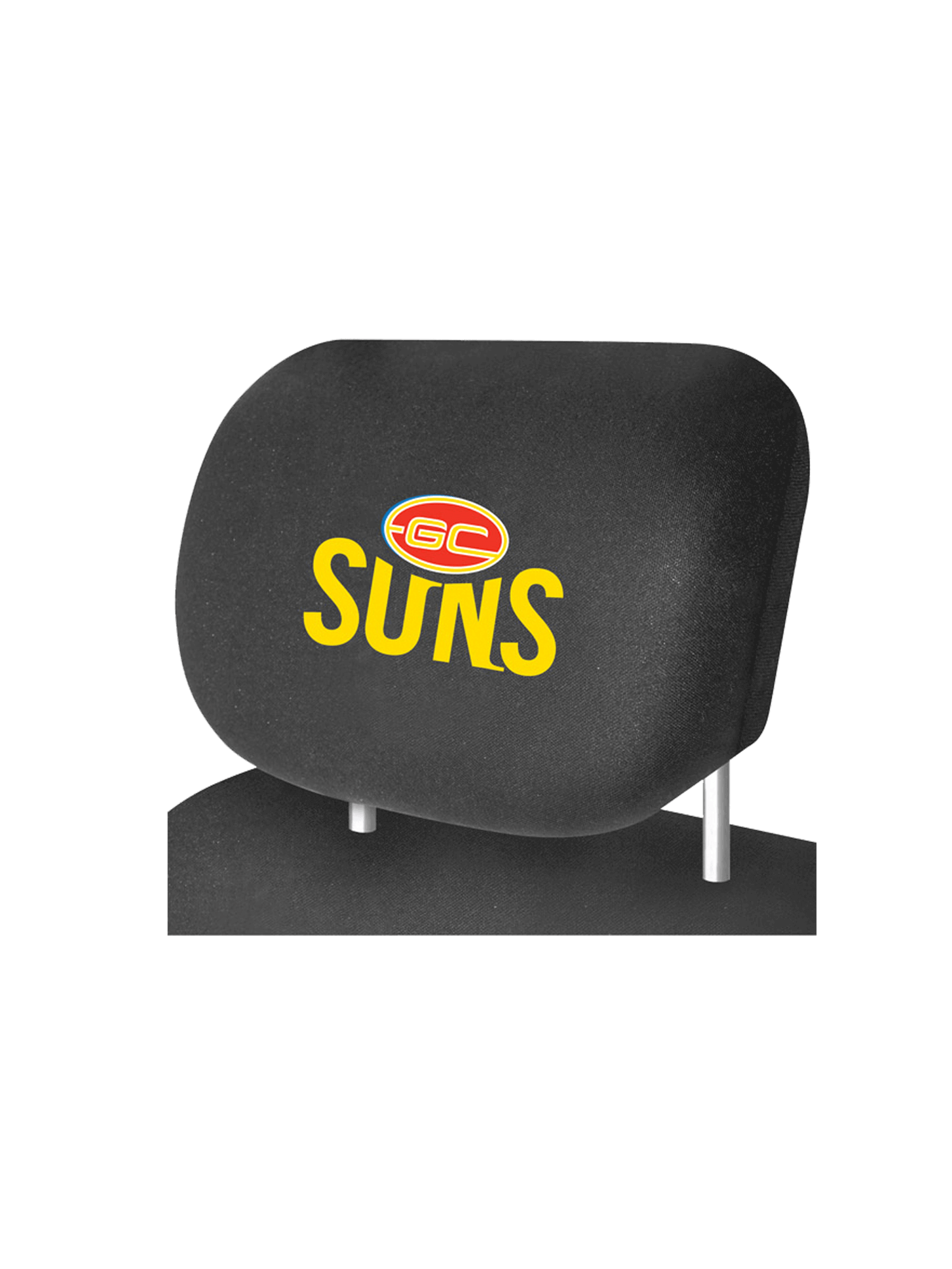 GOLD COAST SUNS OFFICIAL HEADREST COVER_GOLD COAST SUNS_STUBBY CLUB