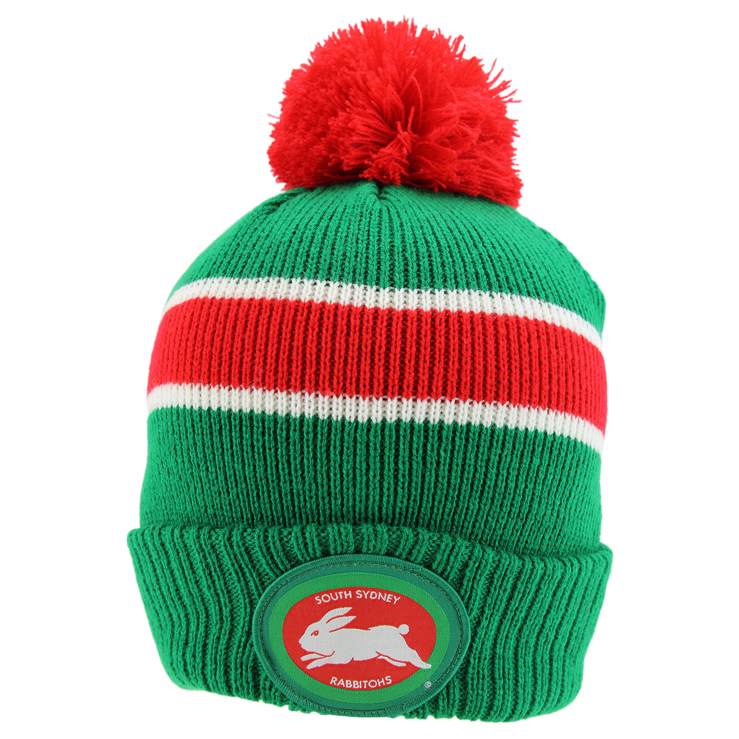 SOUTH SYDNEY RABBITOHS NRL RETRO BEANIE_SOUTH SYDNEY RABBITOHS_STUBBY CLUB