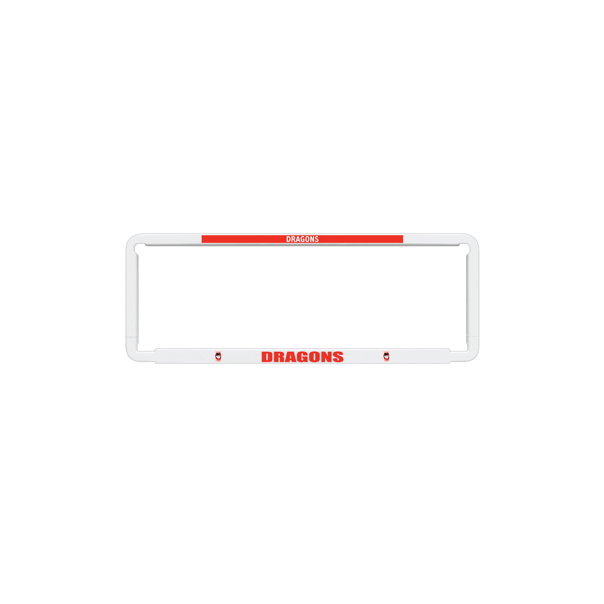 St George Illawarra Dragons NRL Number Plate Cover