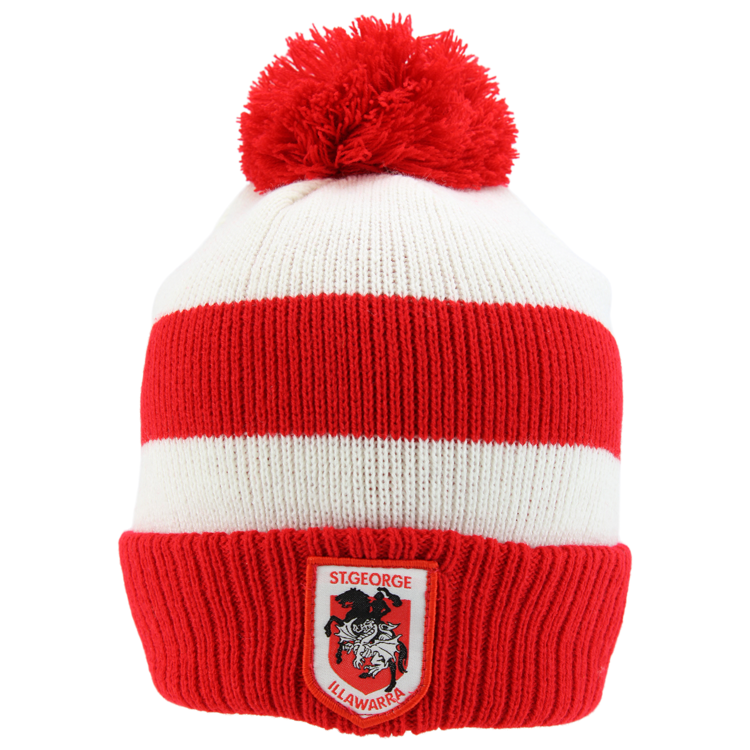 ST GEORGE ILLAWARRA DRAGONS NRL RETRO BEANIE_ST GEORGE ILLAWARRA DRAGONS_STUBBY CLUB