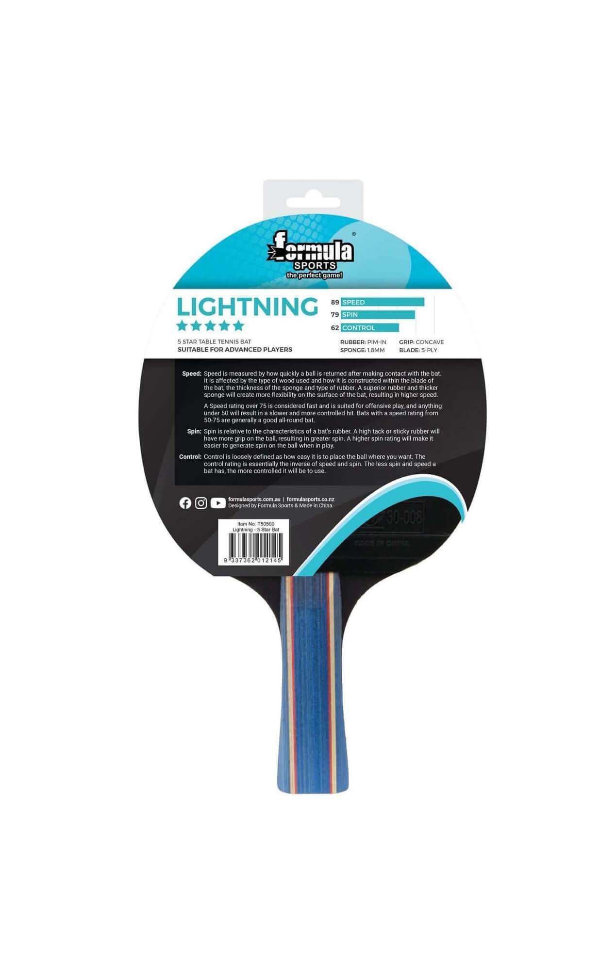 LIGHTNING 5 STAR BAT_TEAM_STUBBY CLUB