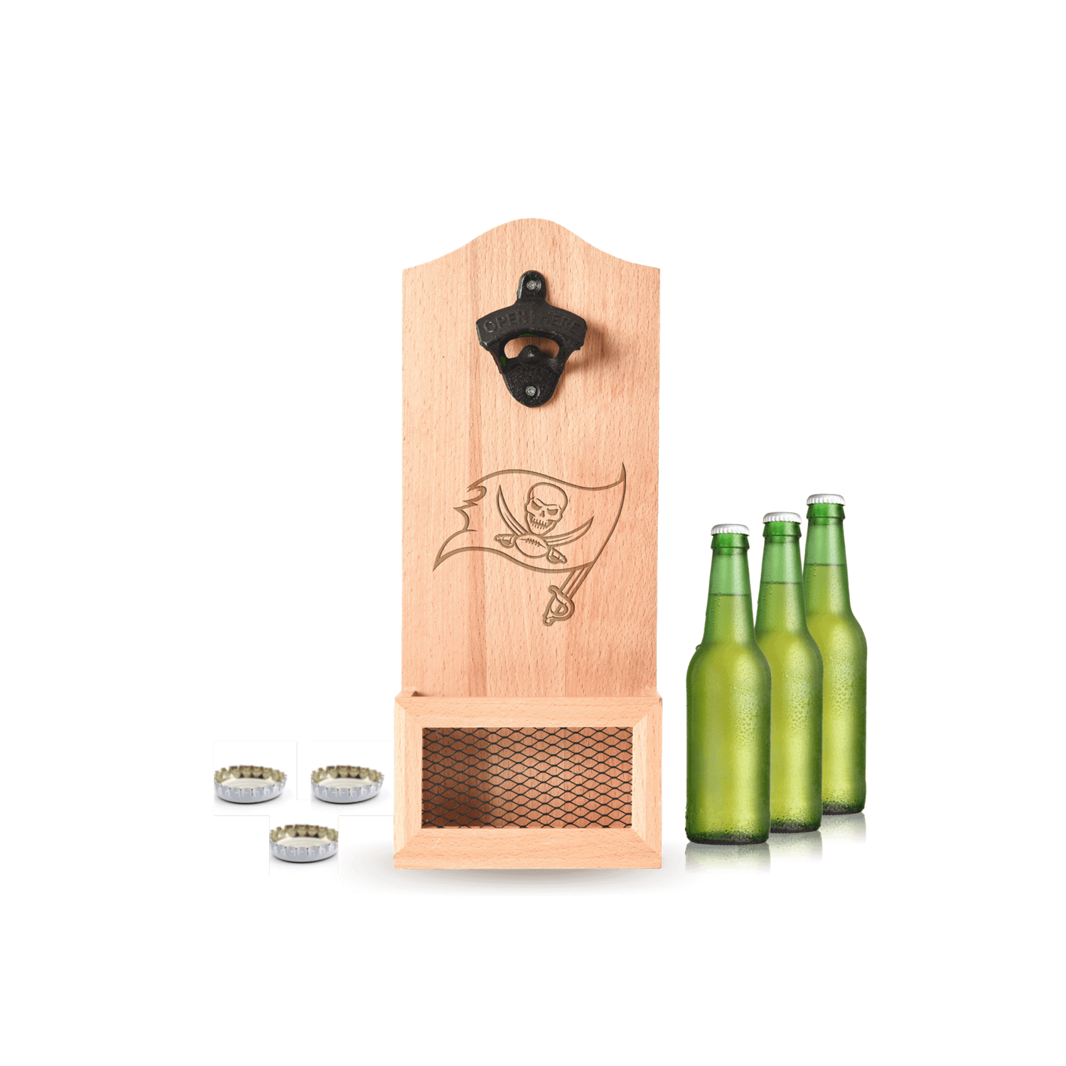 TAMPA BAY BUCCANEERS NFL WOODEN WALL OPENER_TAMPA BAY BUCCANEERS_STUBBY CLUB