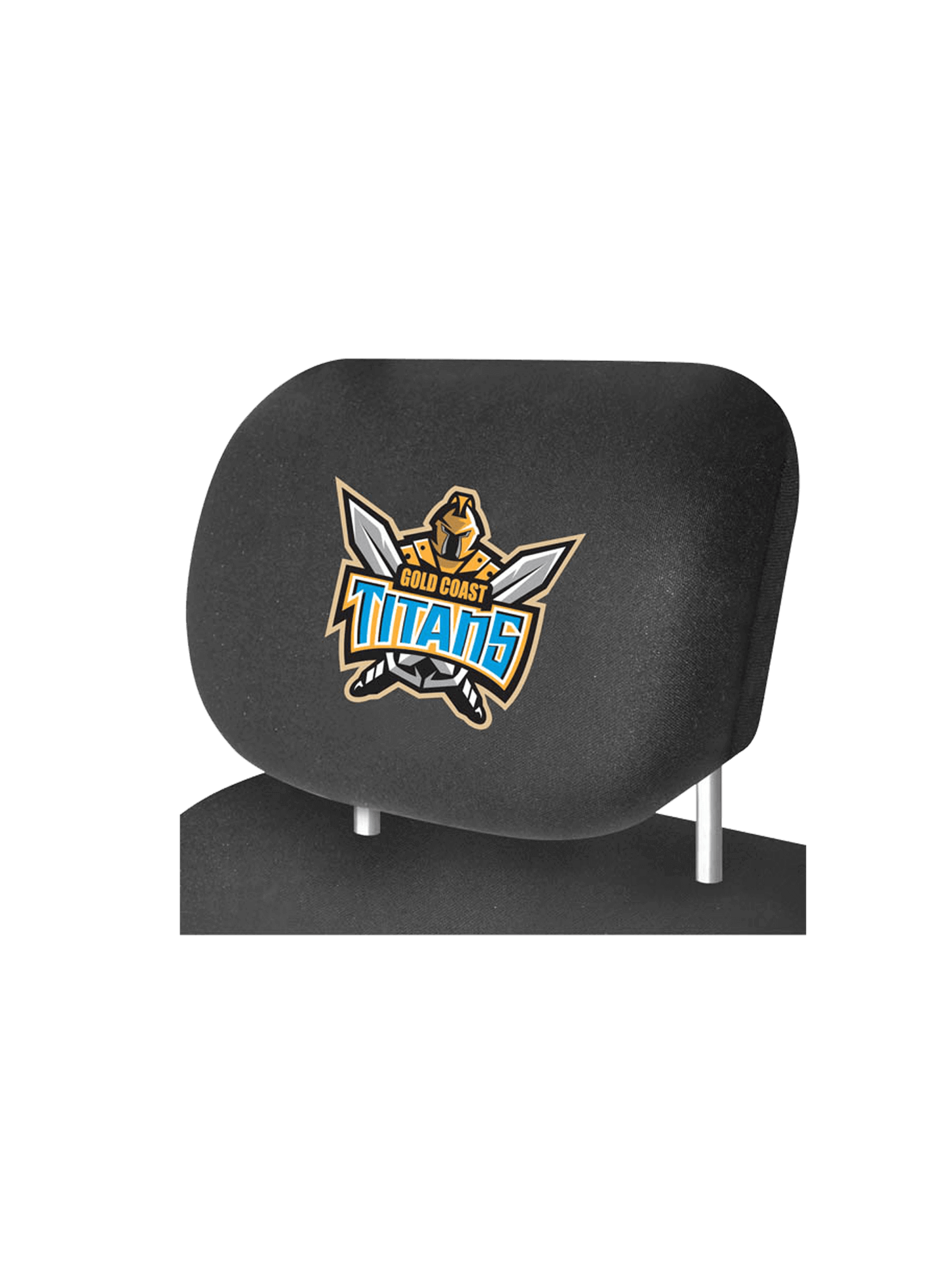 GOLD COAST TITANS NRL OFFICIAL HEADREST COVER_GOLD COAST TITANS_STUBBY CLUB