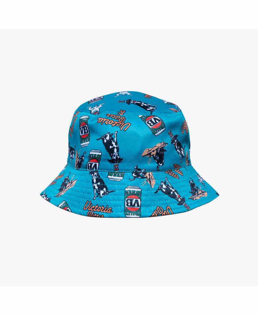 PARTY DOG REVERSIBLE BUCKET HAT - VICTORIA BITTER_TEAM_STUBBY CLUB