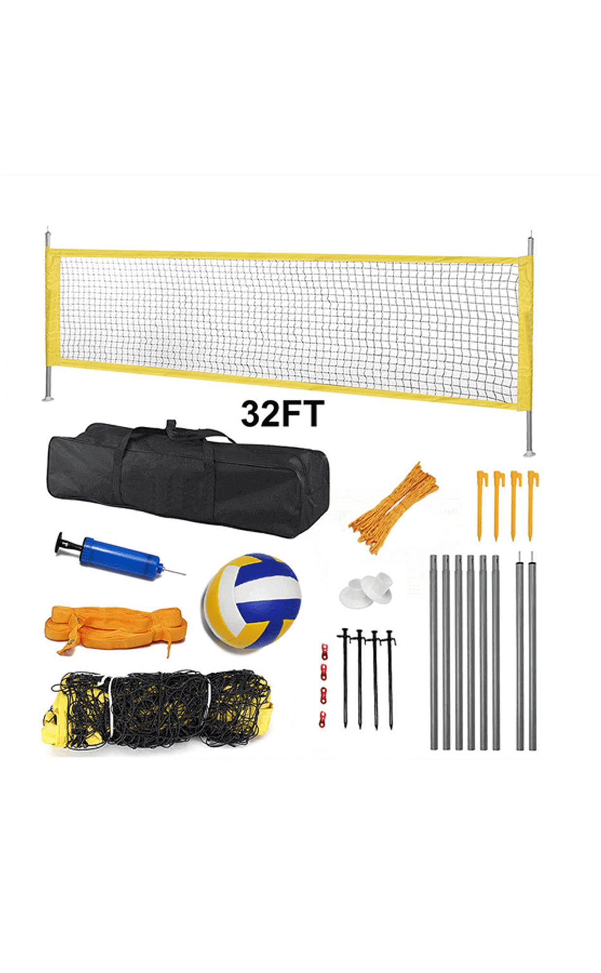 VOLLEYBALL NET SET_TEAM_STUBBY CLUB