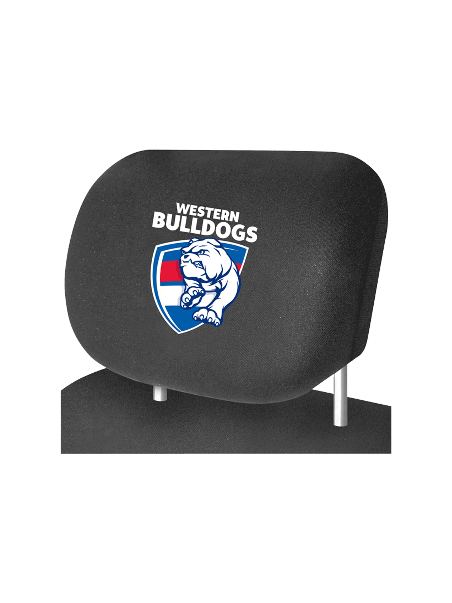 WESTERN BULLDOGS OFFICIAL HEADREST COVER_WESTERN BULLDOGS_STUBBY CLUB