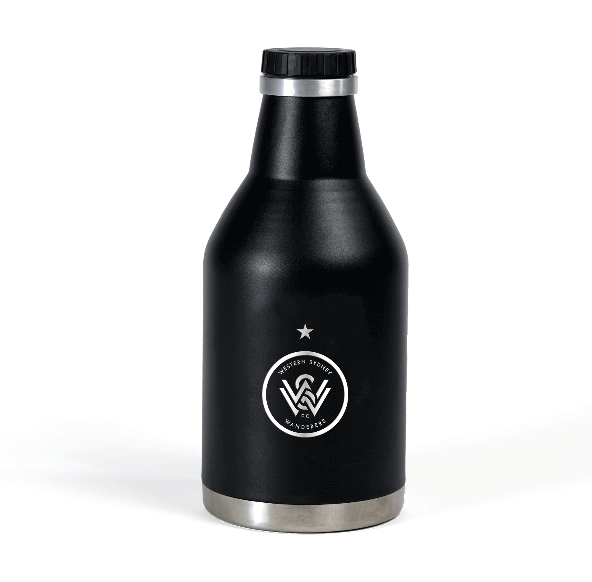 A-LEAGUE BEER GROWLER 2L_ WESTERN SYDNEY_ STUBBY CLUB