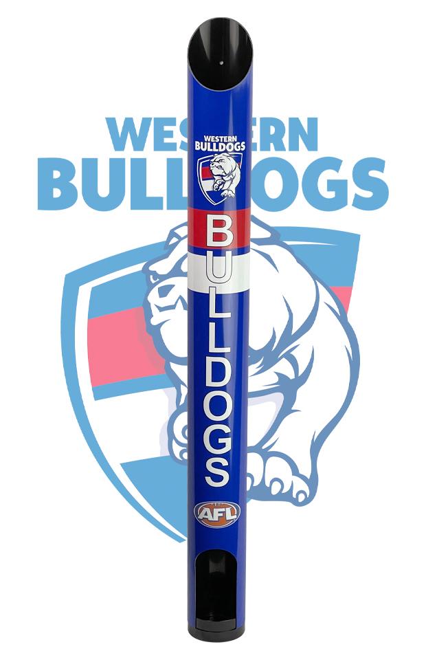 WESTERN BULLDOGS AFL STUBBY HOLDER DISPENSER_WESTERN BULLDOGS_STUBBY CLUB