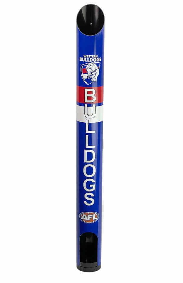 PERSONALISED AFL STUBBY HOLDER DISPENSER_WESTERN BULLDOGS_STUBBY CLUB