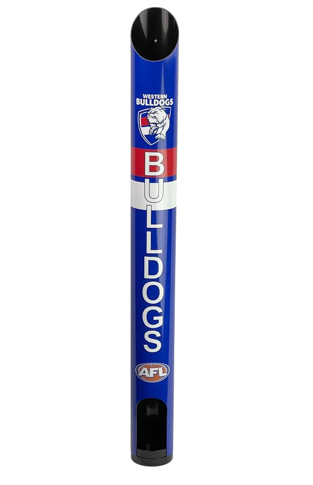 WESTERN BULLDOGS AFL STUBBY HOLDER DISPENSER_WESTERN BULLDOGS_STUBBY CLUB