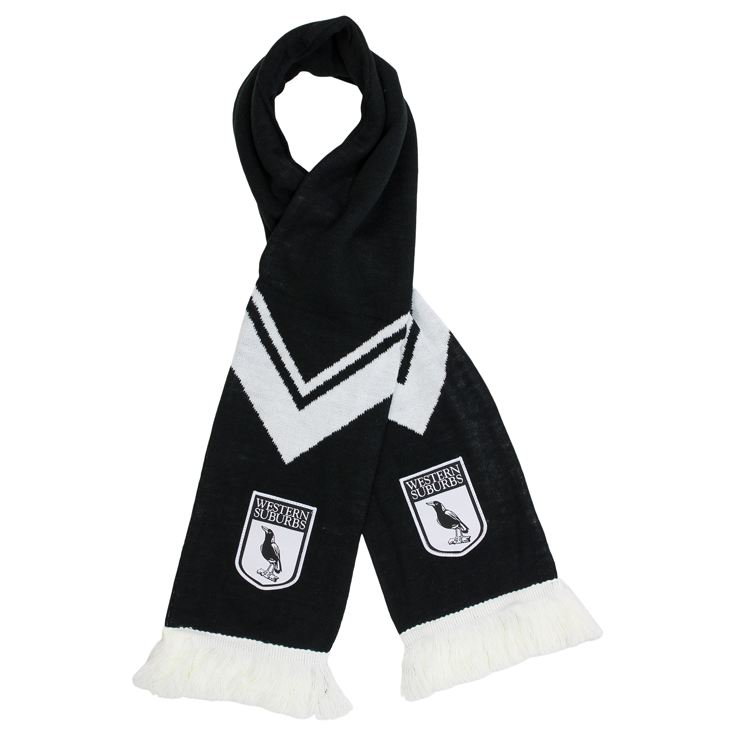 Western Suburbs Magpies NRL Retro Scarf