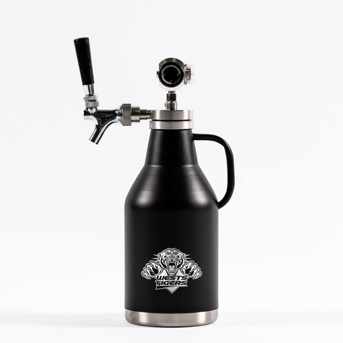 Wests Tigers NRL Beer Growler 2L With Tap System