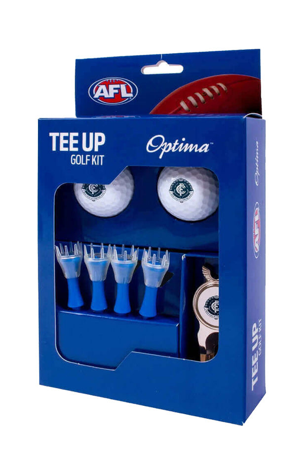 AFL TEE UP KIT_CARLTON BLUES_STUBBY CLUB