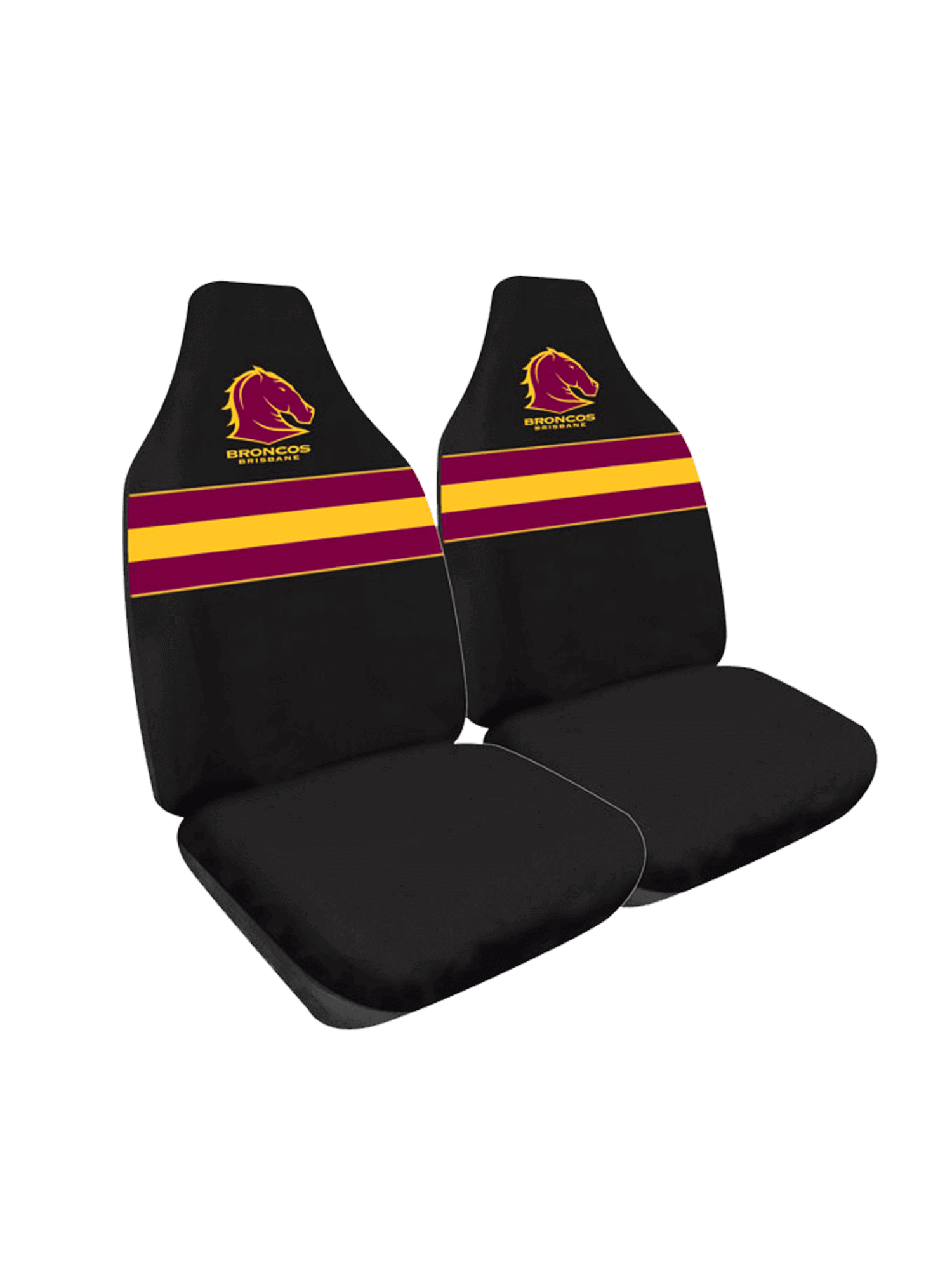 BRISBRANE BRONCOS CAR SEAT COVERS_BRISBANE BRONCOS_ STUBBY CLUB