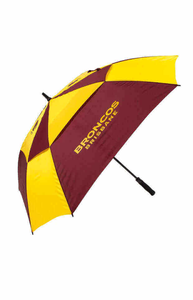 BRISBANE BRONCOS NRL UMBRELLA_BRISBANE BRONCOS_ STUBBY CLUB