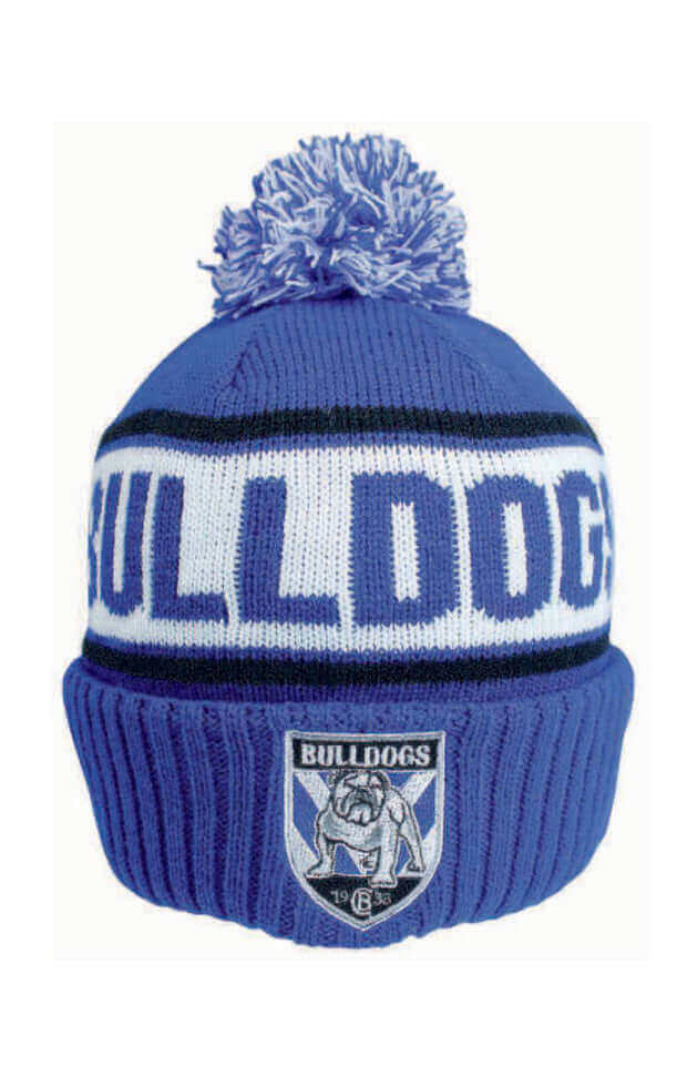 CANTERBURY BULLDOGS NRL STRIKER BEANIE_CANTERBURY BULLDOGS_ STUBBY CLUB