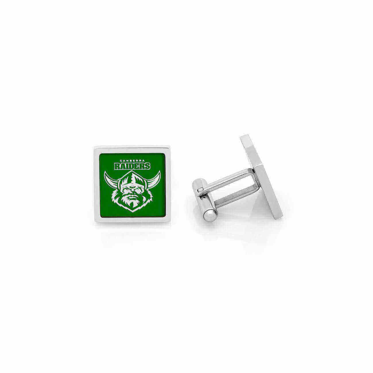 CANBERRA RAIDERS NRL TIE AND CUFFLINKS SET_CANBERRA RAIDERS_ STUBBY CLUB