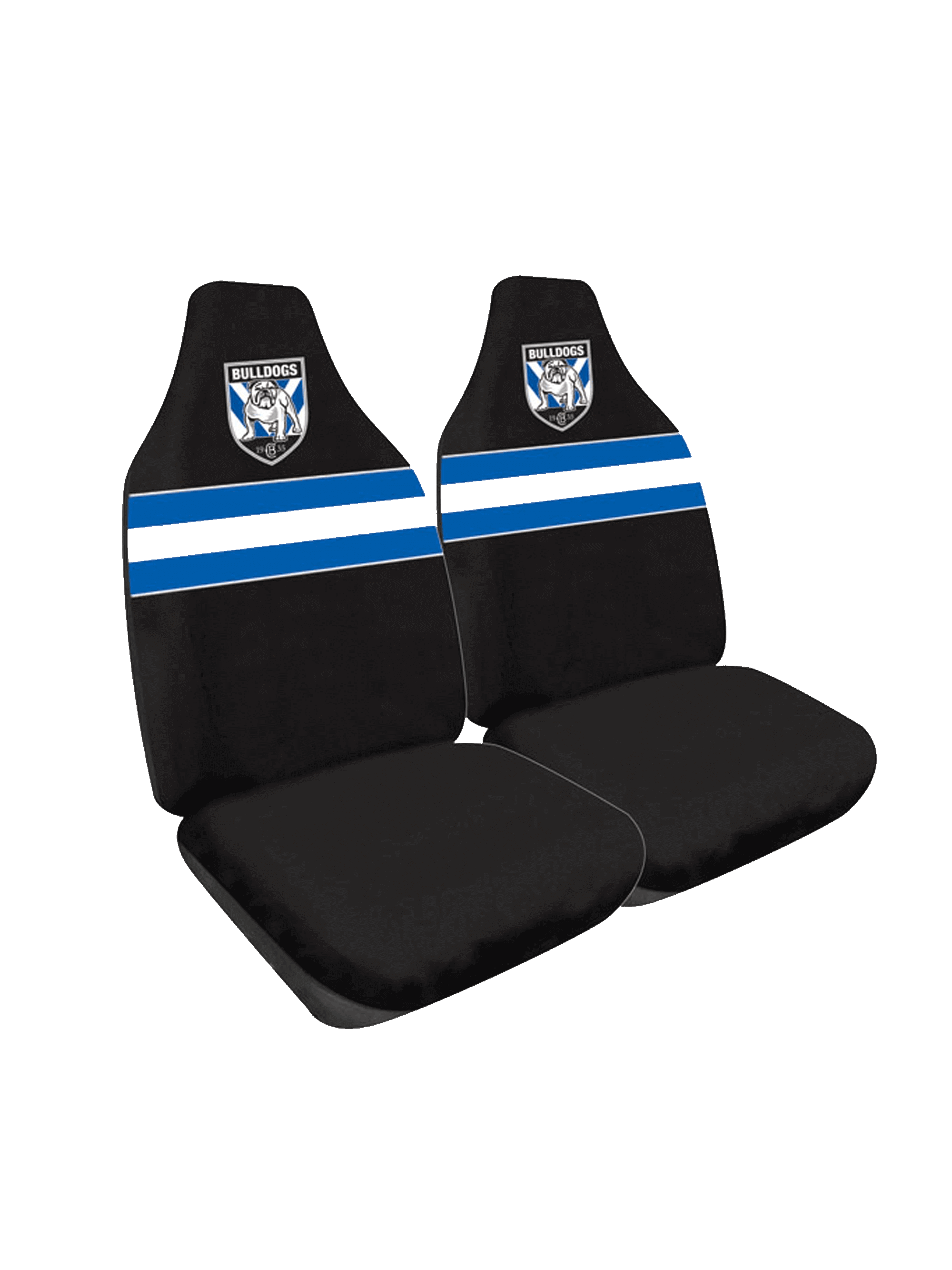 CANTERBURY BULLDOGS CAR SEAT COVERS_CANTERBURY BULLDOGS_ STUBBY CLUB