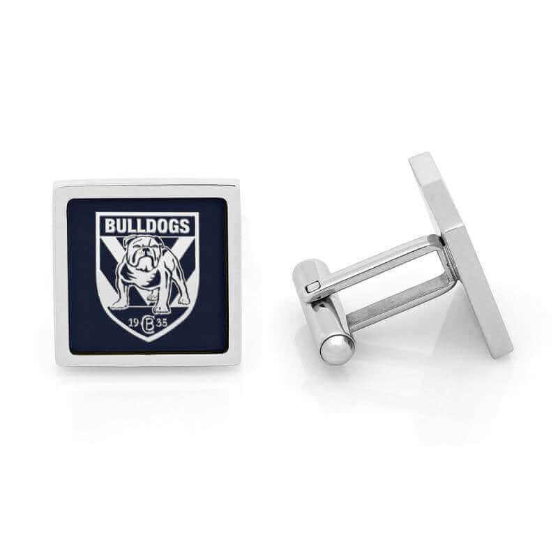 CANTERBURY BULLDOGS NRL TIE AND CUFFLINKS SET_CANTERBURY BULLDOGS_ STUBBY CLUB