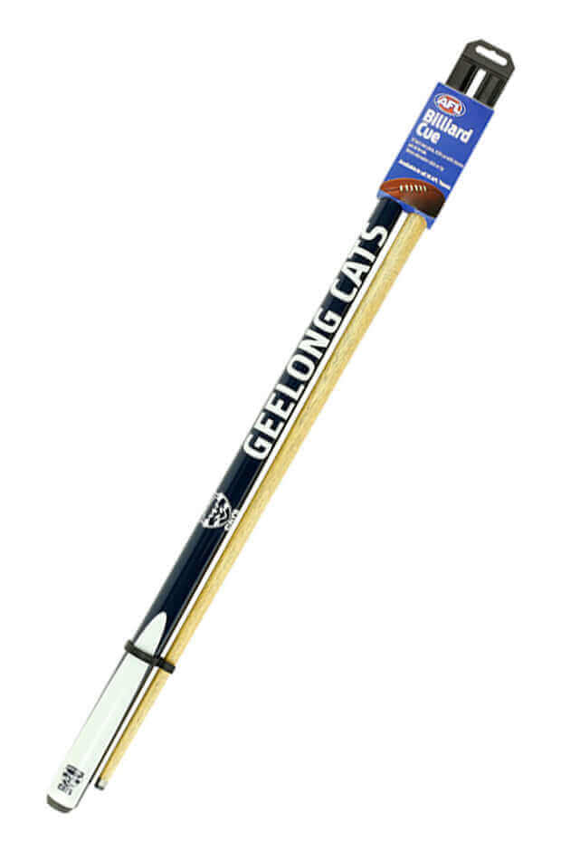 GEELONG CATS AFL CUE 2 PIECE ASH SHAT 10MM EIKMASTER TIP_GEELONG CATS_STUBBY CLUB