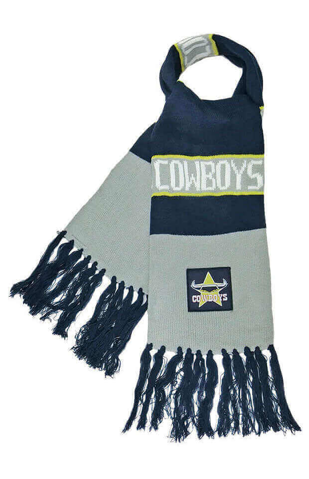 NORTH QUEENSLAND COWBOYS NRL BAR SCARF_NORTH QUEENSLAND COWBOYS_STUBBY CLUB