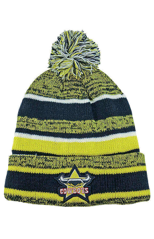 NORTH QUEENSLAND COWBOYS NRL DYNAMO BEANIE_NORTH QUEENSLAND COWBOYS_STUBBY CLUB