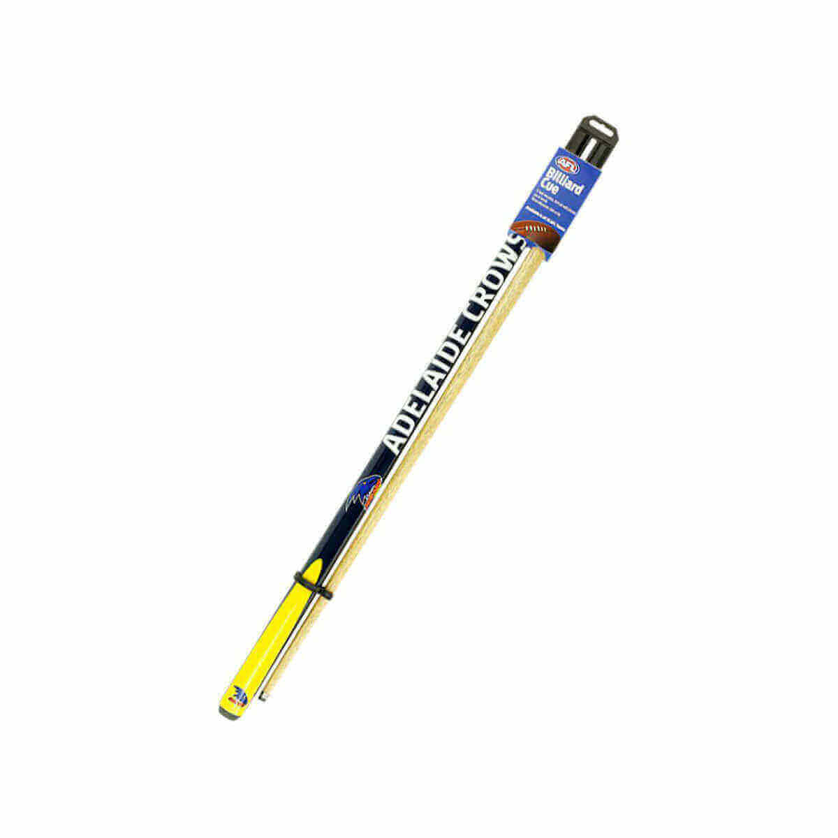 AFL CUE 2 PIECE ASH SHAFT 10MM EIKMASTER TIP_ADELAIDE CROWS_STUBBY CLUB