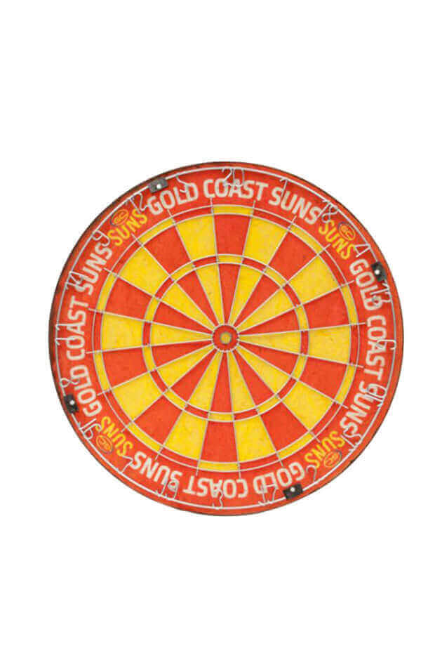 GOLD COAST SUNS AFL DARTBOARD_GOLD COAST SUNS_STUBBY CLUB