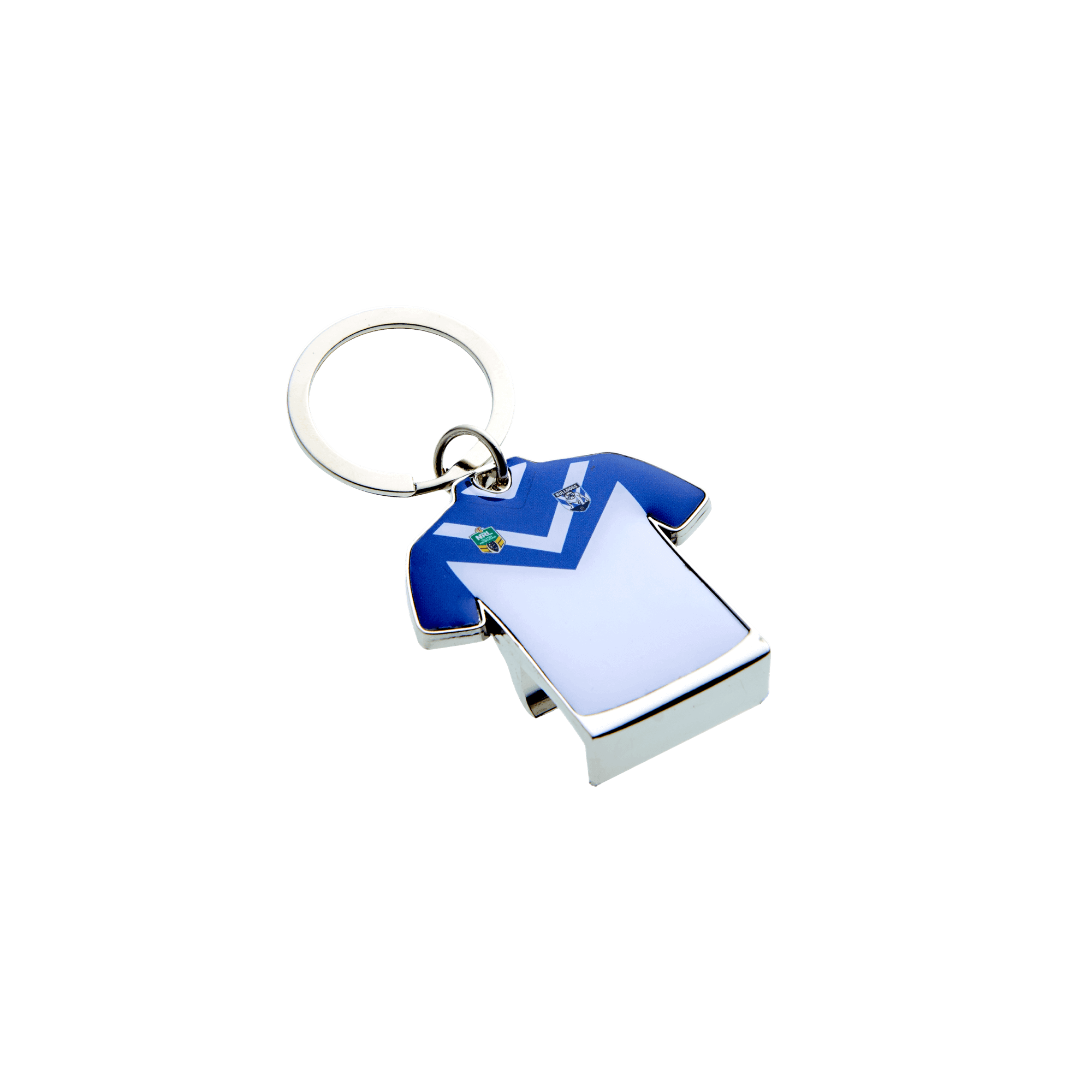 CANTERBURY BULLDOGS NRL TEAM GUERNSEY BOTTLE OPENER KEYRING_CANTERBURY BULLDOGS_ STUBBY CLUB