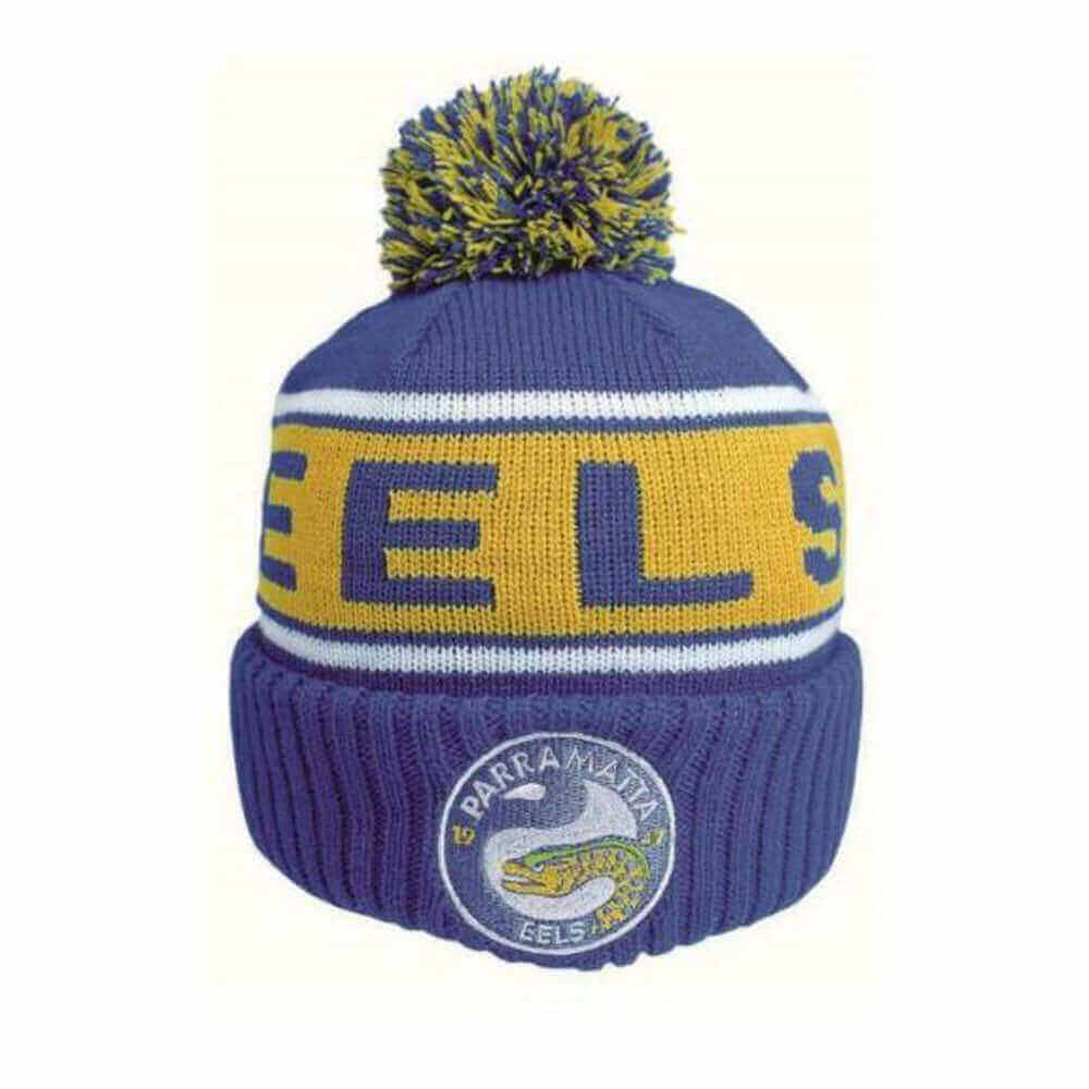 NRL STRIKER BEANIE_PARAMATTA EELS_STUBBY CLUB
