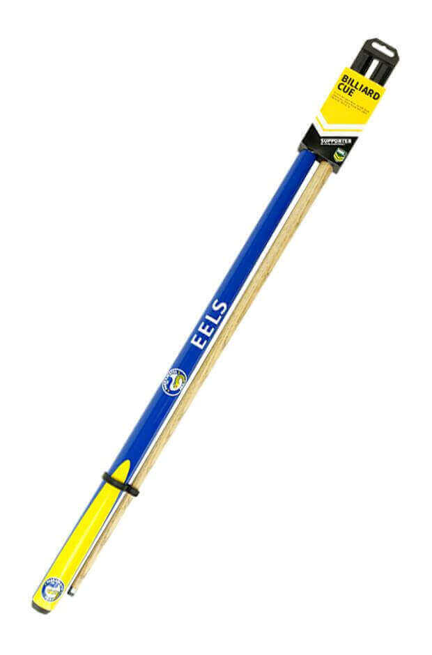 NRL 2 PIECE 57' CUE ASH SHAFT 10MM EIKMASTER TIP_PARRAMATTA EELS_STUBBY CLUB