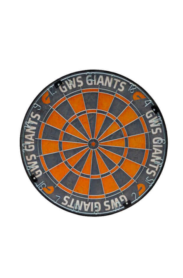 AFL DARTBOARDS_GWS GIANTS_STUBBY CLUB