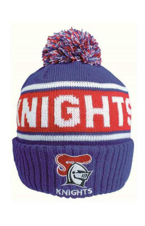 NEWCASTLE KNIGHTS NRL STRIKER BEANIE_NEWCASTLE KNIGHTS_STUBBY CLUB