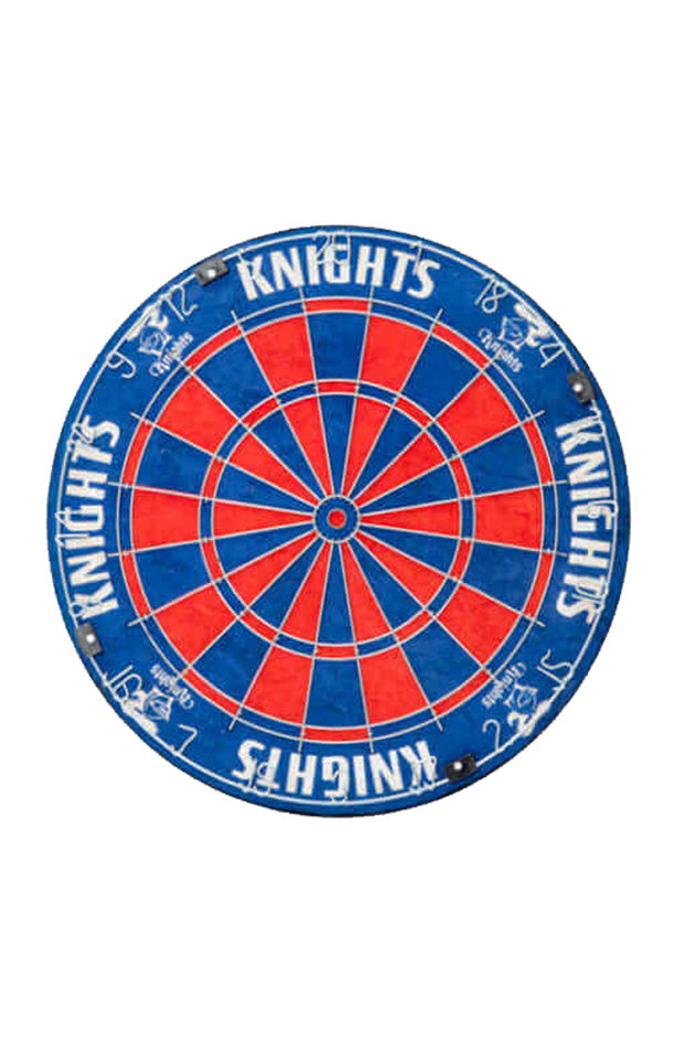 NRL DARTBOARDS_NEWCASTLE KNIGHTS_STUBBY CLUB