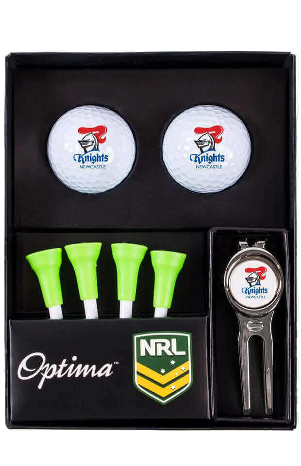 NEWCASTLE KNIGHTS NRL GOLF TEE UP GIFT PACK_NEWCASTLE KNIGHTS_STUBBY CLUB